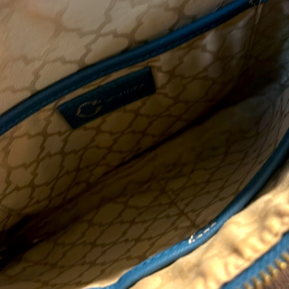 C Wonder Striped Leather Clutch Purse NWOT - Picture 8 of 11